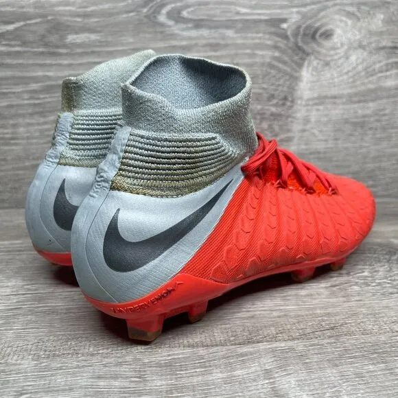 Nike Hypervenom Phantom 3 Elite DF FG GS Youth Soccer Cleats Size 6 ACC Flyknit