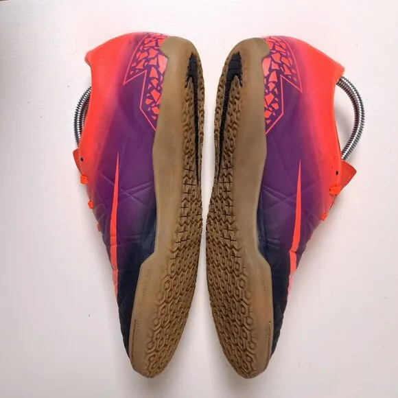 Nike Hypervenom Phelon Sneakers Mens 9 Low Trainers Shoes Orange