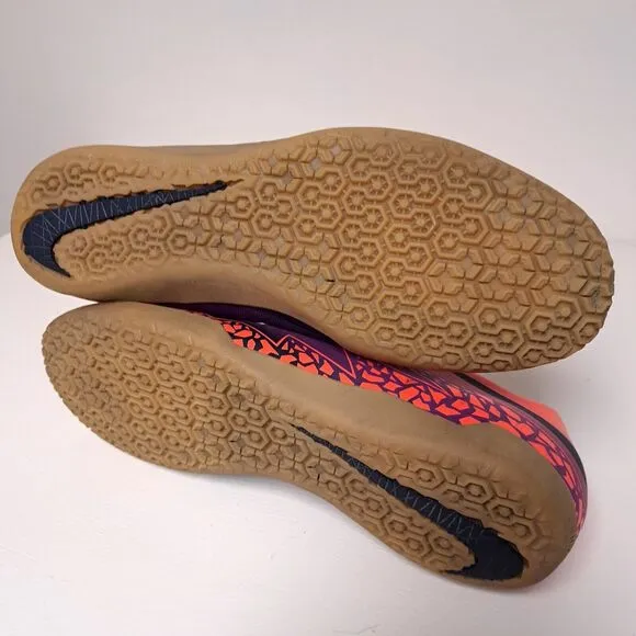 Nike Hypervenom Phelon Sneakers Mens 9 Low Trainers Shoes Orange