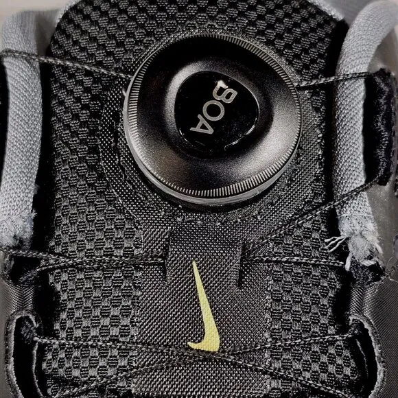 Nike Infinity Tour BOA 2 Black Gray Gold Golf Cleats FN6730-003 - Men's Size 12