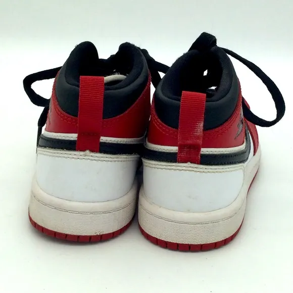 Nike Jordan Kid's Shoes Air 1 Mid PS Chicago 640734-173 White/Gym Red/Black 12c