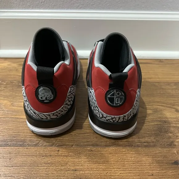 Nike Jordan Spizike Low Gym Red Black Wolf Grey Shoes FQ1759-600 Mens Size 10