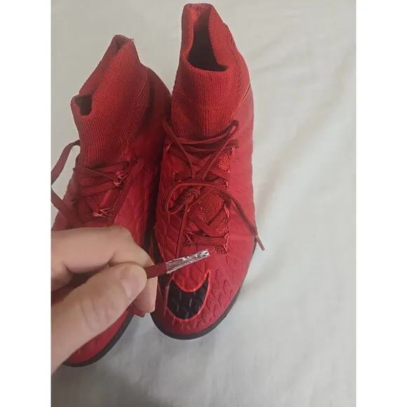 Nike JR Hypervenomx Proximo 2 DF IC Football Shoes Color University Red Black 5Y