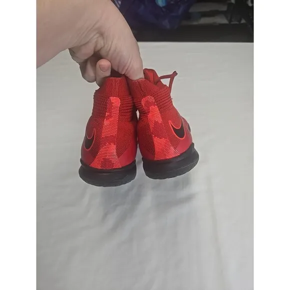 Nike JR Hypervenomx Proximo 2 DF IC Football Shoes Color University Red Black 5Y