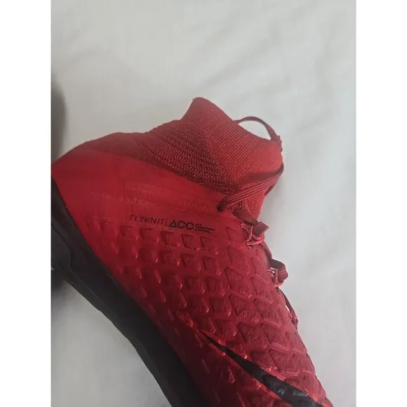 Nike JR Hypervenomx Proximo 2 DF IC Football Shoes Color University Red Black 5Y