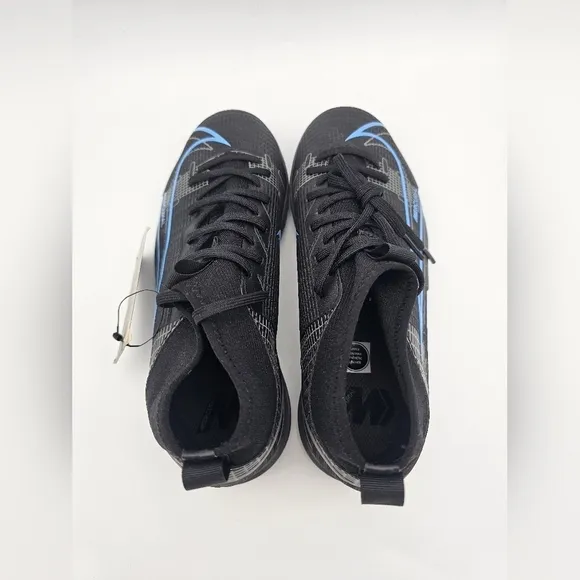 Nike Jr. Mercurial Superfly 8 Academy TF Black/Blue Soccer Shoes