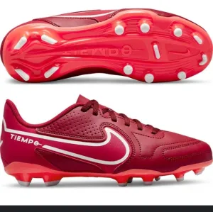 Nike Jr Tempo Size 3Y Soccer Shoes Red