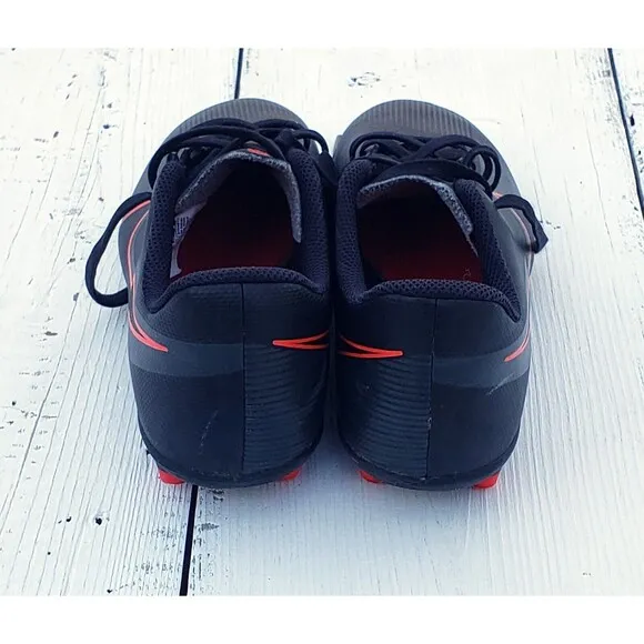Nike Jr Vapor 13 Club FG MG Size 3Y Soccer Shoes Black Red AT8161-060