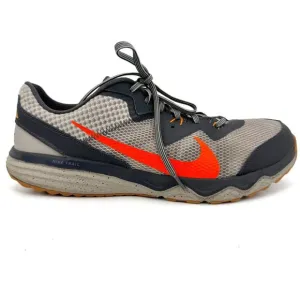 NIKE Juniper Trail Running Shoes Cobblestone Rush Orange Black Gray Size 14