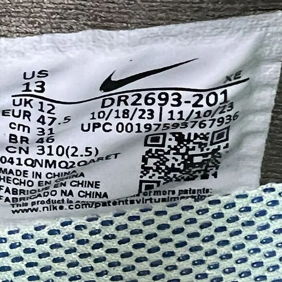 Nike Kiger 9 Trail Running Shoes Medium Olive/Lilac DR2693-201 New Men's Size 13