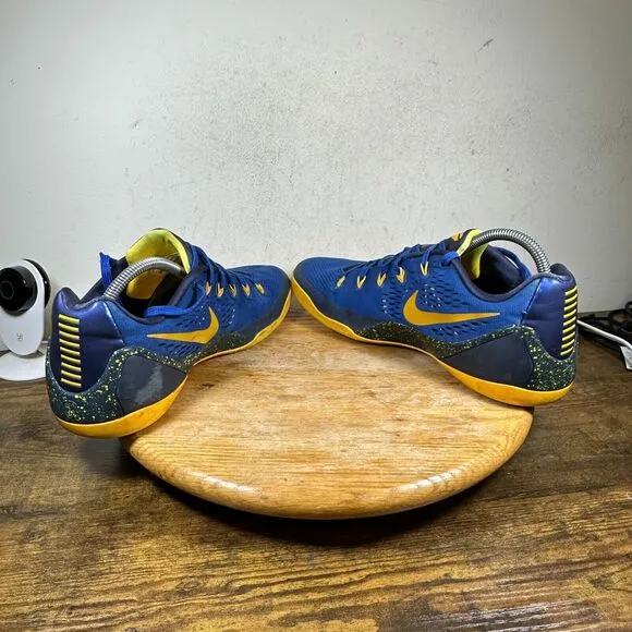 Nike Kobe 9 EM Gym Blue University Gold 2014 Mens Size‎ 10 Shoes 646701-474
