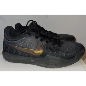 Nike Kobe Mamba Rage Gold Stars Black‎ Sneakers Men's Size 8 US