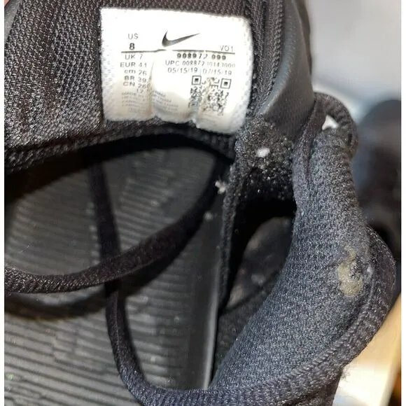 Nike Kobe Mamba Rage Gold Stars Black‎ Sneakers Men's Size 8 US