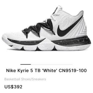 Nike Kyrie 5 TB White Black CN9519-100 men’s 8.5 basketball sneakers shoes Oreo