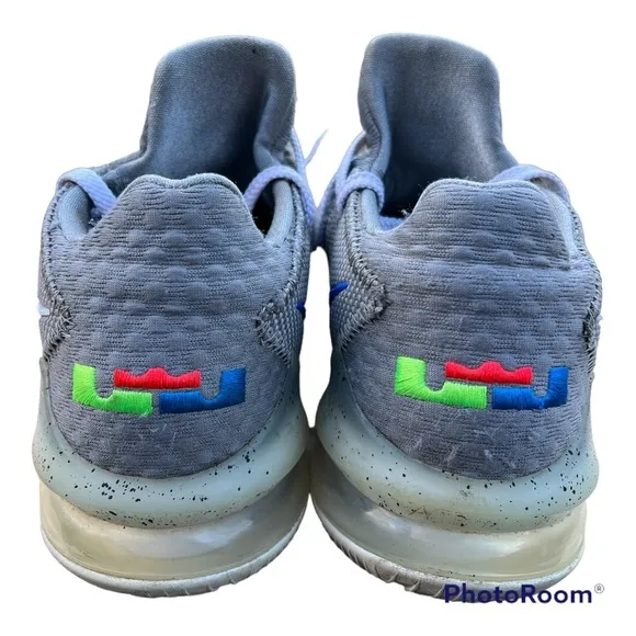 Nike LeBron 17 XVII Low Particle Grey Shoes James Gray Gym‎ CD5007-004 9.5
