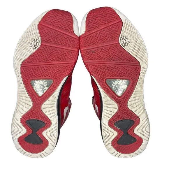 Nike LeBron 8 V/2 Christmas 7Y 431888-600 Red Basketball Kids Sneakers