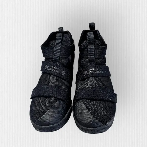 Nike Lebron James Soldier TenX Black Basketball Sneaker Size 7Y Women 8.5 844374
