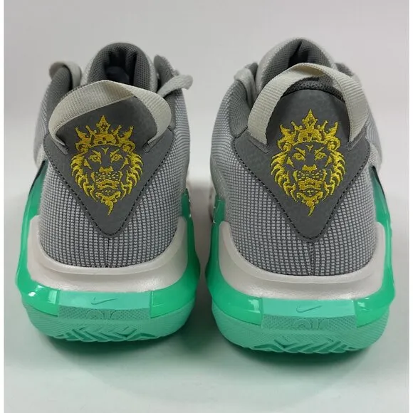 Nike Lebron Witness 7 Mens Size 8 Pewter Flat Mint Low Shoes Sneakers DM1123-006