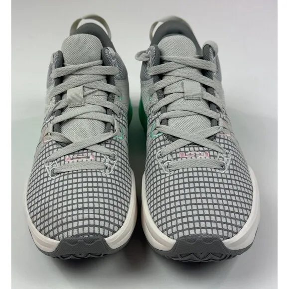 Nike Lebron Witness 7 Mens Size 8 Pewter Flat Mint Low Shoes Sneakers DM1123-006