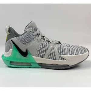 Nike Lebron Witness 7 Mens Size 8 Pewter Flat Mint Low Shoes Sneakers DM1123-006