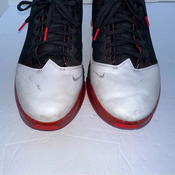 Nike LeBron XIX 19 Low Bred DH1270-001 Black Red Basketball Shoes Men’s- Size 12