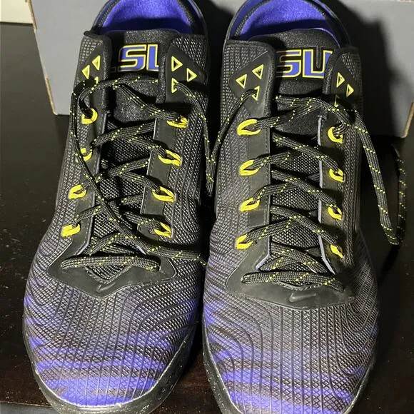 Nike LSU Tigers Shoes Mens Size 12 Zoom Field General Turf Sneakers Football