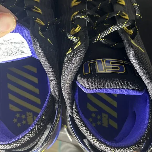 Nike LSU Tigers Shoes Mens Size 12 Zoom Field General Turf Sneakers Football
