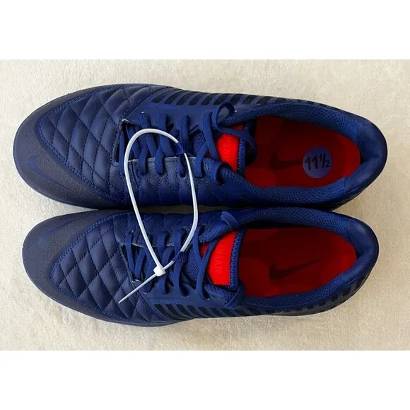 Nike Lunargato II Futsal Soccer Shoes Royal Blue 580456-401 Men’s Size 11.5 NEW