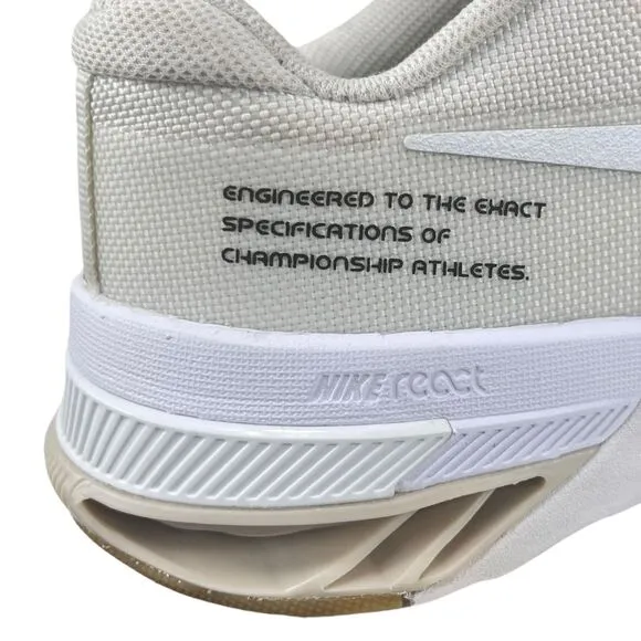 Nike | Men 9 | Metcon 8 Natural/White/Gray Lock Laces Gym Sneakers‎ Shoes