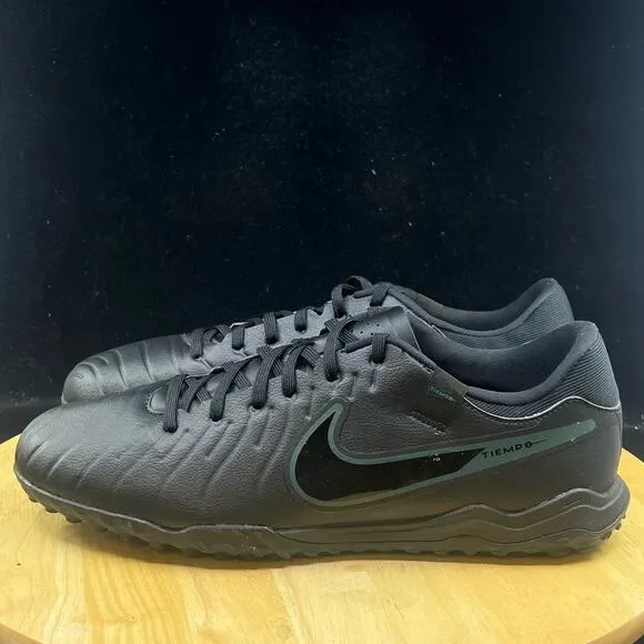 Nike Men Tiempo Legend 10 Aca TF  Soccer Black Futsal Boot  DV4342-002 12 New