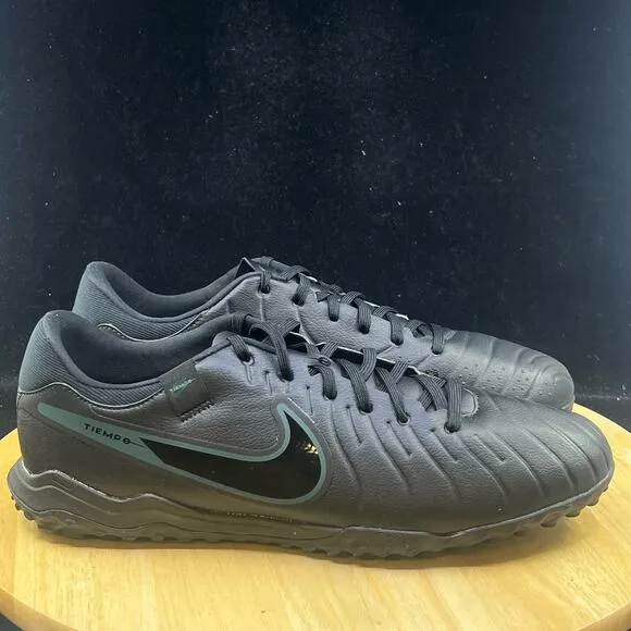 Nike Men Tiempo Legend 10 Aca TF  Soccer Black Futsal Boot  DV4342-002 12 New