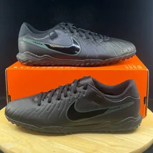 Nike Men Tiempo Legend 10 Aca TF  Soccer Black Futsal Boot  DV4342-002 12 New