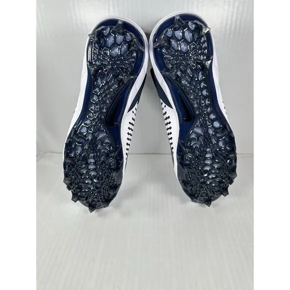 Nike Men’s 12 Alpha Menace Pro 2 MID Football Cleats BV3945-102 Navy White
