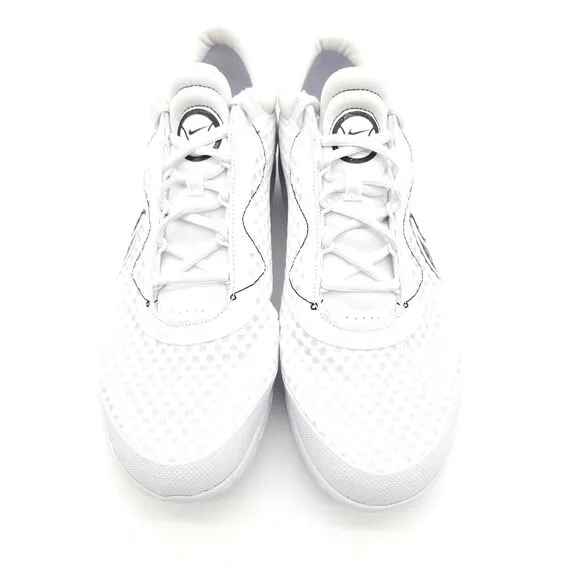Nike (Mens 12) Zoom Court Pro HC Hard‎ Court Tennis Lace Up Shoes White Sneakers