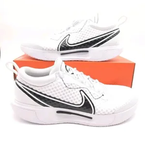 Nike (Mens 12) Zoom Court Pro HC Hard‎ Court Tennis Lace Up Shoes White Sneakers