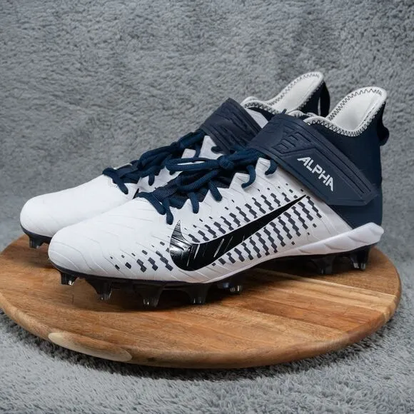 Nike Mens 15 Alpha Menace Pro 2 MID Football Cleats BV3945-102 Midnight Navy NEW