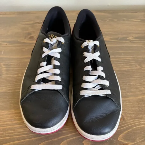 Nike‎ Men’s 8.5 Black Red Air Jordan 1 Centre Court Sneakers Tennis Shoes