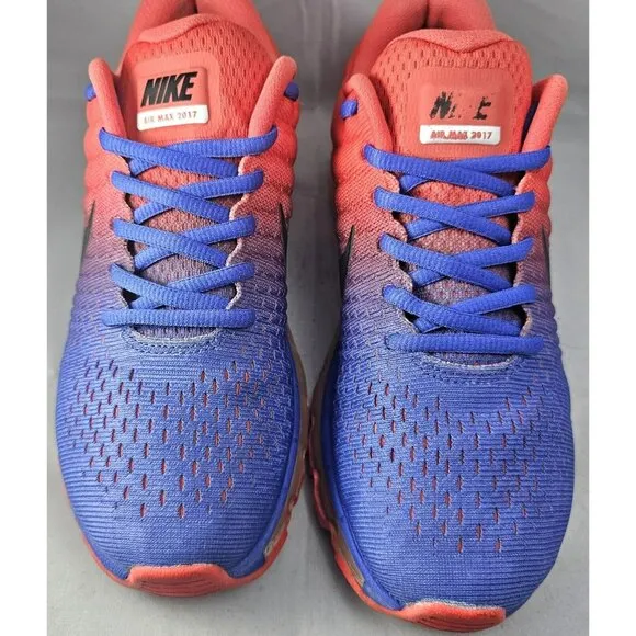 Nike Men's Air max 2017 Red/Royal Blue/Black Size 8