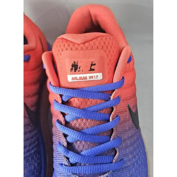 Nike Men's Air max 2017 Red/Royal Blue/Black Size 8