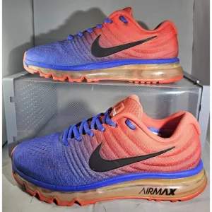 Nike Men's Air max 2017 Red/Royal Blue/Black Size 8