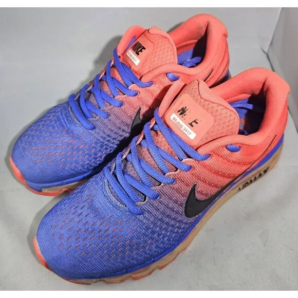 Nike Men's Air max 2017 Red/Royal Blue/Black Size 8