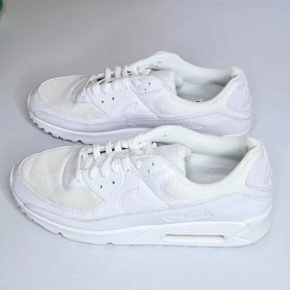 Nike Men's Air Max 90 White Sneaker Athletic Shoes Sz 14 CN8490-100