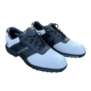 Nike Men's Air Tour Saddle II White/ Silver/ Black Golf Shoes Size US 11.5
