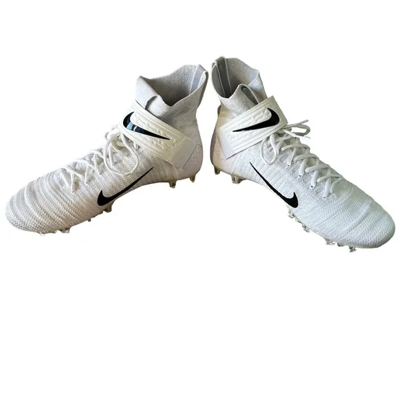 Nike Men’s Alpha Menace Elite 2 Football Shoes White/Black Size 11.5