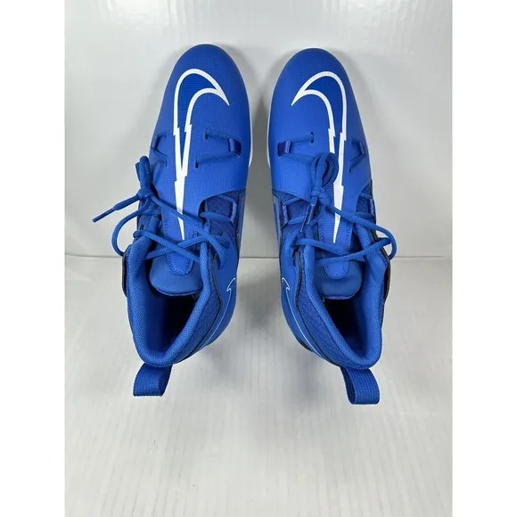 Nike Mens Alpha Menace Pro 3 Football Cleats Size 10.5 Royal Blue CT6649-414 NEW