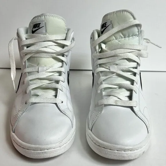 Nike Men’s Court Royale 2 Mid White Sneakers, Size 9M