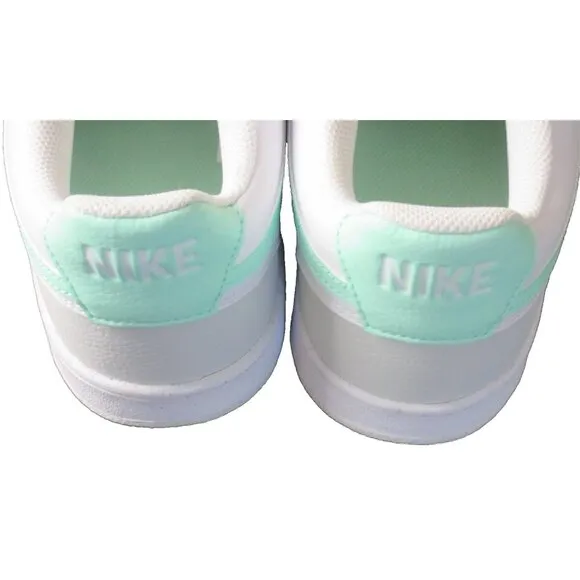 Nike Men's Court Vision Lo NN Leather Shoes White Mint Green Sizes NIB