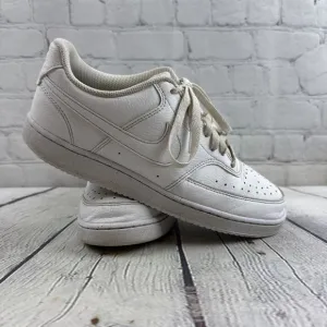 Nike Men’s Court Vision Low Size 8.5 Triple White DH2987-100