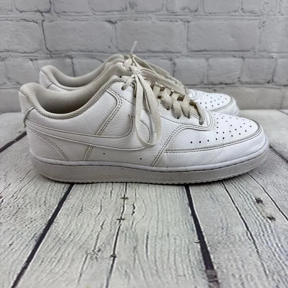 Nike Men’s Court Vision Low Size 8.5 Triple White DH2987-100