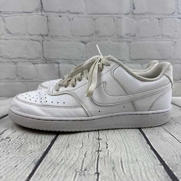 Nike Men’s Court Vision Low Size 8.5 Triple White DH2987-100